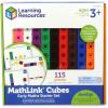 image:imageLearning Resources UK Direct Account LSP4286UK MathLink Activity Set Set of 100 Cubes Ages 3 Multicoloured 235 x 223 x 33 CentimetersSingle