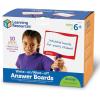 image:imageLearning Resources Writeon  Wipeoff Answer Boards Set of 10 Erasable Boards Ages 6