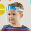 image:imagehand2mind 5 Kids Face Shield with Colorful Patterns Reusable Face Shield for Kids Clear Face Mask Shield Anti Fog Safety Face Shield Child Face Shield with Elastic Band and Sponge