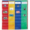 image:imageLearning Resources 2 amp 4Column DoubleSided Pocket Chart  Wall Pocket Chart for Classroom Sentence Strips Charts for Classroom Hanging Word Wall Pockets for Teachers