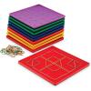 image:imageLearning Resources Classpack Geoboards 7 Inches Each Set of 10 Geoboards Ages 57 X 7 Inches
