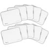 image:imageLearning Resources Magnetic Double Sided Dry Erase Boards Set of 10  White Board for Kids Dry Erase Board Set Student White Boards for Classroom Mini Portable Whiteboard