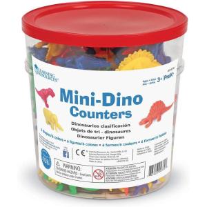 image:imageLearning Resources Counting DinoSorters Math Activity Set Dinosaur Sorting Toy 65 Pieces Ages 3MiniDino Counters