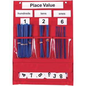 image:imageLearning Resources Counting amp Place Value Pocket Chart  Classroom Math Number Chart Ones Tens Hundreds Classroom Pocket Charts Place Value Manipulatives Counting Charts
