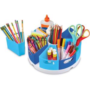 image:imageLearning Resources CreateaSpace Storage Center  Blue 10 Piece Set Homeschool Storage Fits 3oz Hand Sanitizer Bottles Classroom Craft Keeper