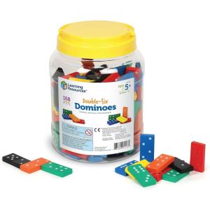 image:imageLearning Resources DoubleSix Dominoes  Classroom Must Haves Math Teaching Tools Dominoes for Kids Math Learning GamesSmall