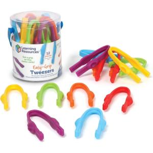 image:imageLearning Resources FlexGrip Tongs  Kids Tweezers Montessori Grabber Tool Fine Motor Skills Sensory Bin Tools Preschool Classroom Must Haves Teacher Supplies Gifts for Boys and GirlsClassroom Set