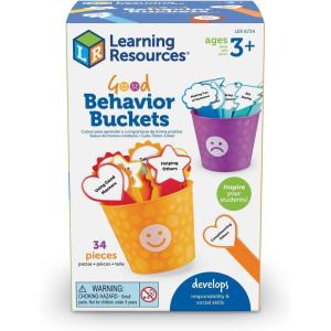 image:imageLearning Resources Good Behavior Buckets  Montessori Toys Calm Down Corner Supplies Social Emotional Learning Skills Games Behavior Management Classroom Tools Fine Motor Preschool Kids Gifts