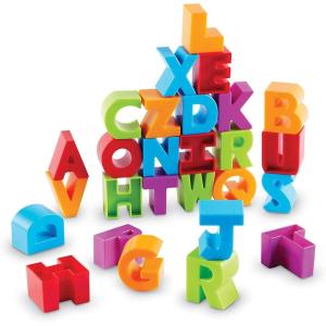 image:imageLearning Resources Letter Blocks  ABC Toddler Learning Alphabet Puzzle Learn to Read Fine Motor Toys Montessori Preschool Classroom Must Haves Activities Gifts for Boys and GirlsSmall