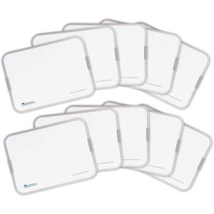 image:imageLearning Resources Magnetic Double Sided Dry Erase Boards Set of 10  White Board for Kids Dry Erase Board Set Student White Boards for Classroom Mini Portable Whiteboard