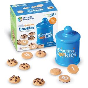 image:imageLearning Resources Smart Counting Cookies  Chocolate Chip Play Food Preschool Activities Toddler Sensory Toy Play Kitchen Accessories Sorting and Stacking Fine Motor Numbers  Math GamesSmart Counting Cookies