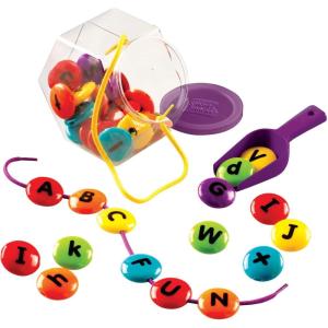 image:imageLearning Resources Smart Snacks ABC Lacing Sweets Fine Motor Toy 31 Pieces Ages 2