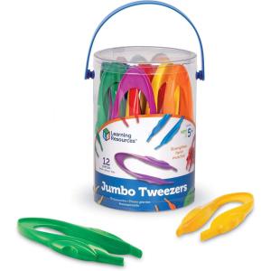 image:imageLearning Resources Squeezy Tweezers  Sensory Bin Tools  Water Table Toys Montessori Grabber Tool School and Teacher Supplies Toddler Activities Fine Motor Skills Daycare EssentialsJumbo