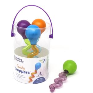 image:imageLearning Resources Twisty Droppers Fine Motor Toy Science Exploration Water Dropper Water Toys for Kids Set of 4 Ages 2