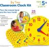 image:imageLearning Resources Classroom Clock Kit  Preschool Must Have Teaching Time Activity  About Flash Time Cards Montessori Toys Math Manipulatives Gifts for Boys and Girls Toddler ActivitiesClock Kit