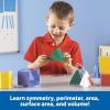image:imageLearning Resources Folding Geometric Shapes Set  Classroom Must Haves Teacher Supplies Geometry Game Pattern Blocks Homeschool 3d School Figures for Teaching Math Manipulatives EssentialsShapes