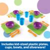 image:imageLearning Resources New Sprouts Serve It Dish Set Early Social Interactions 24 Pieces Ages 2 and UpDish Set