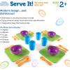 image:imageLearning Resources New Sprouts Serve It Dish Set Early Social Interactions 24 Pieces Ages 2 and UpDish Set