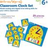image:imageLearning Resources Write amp Wipe Clocks Classroom Set  25 Pieces Ages 6 Laminated DryErase Teaching Aids Teacher Supplies Learning TimeSet