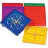 image:imageLearning Resources 5Inch DoubleSided Assorted Geoboard Shapes  6 Pieces Ages 5 Kindergarten Learning Toys Math Manipulatives for KidsGeoboard Shapes