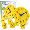image:imageLearning Resources Classroom Clock Kit  Preschool Must Have Teaching Time Activity  About Flash Time Cards Montessori Toys Math Manipulatives Gifts for Boys and Girls Toddler ActivitiesClock Kit