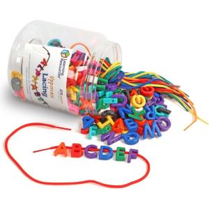 image:imageLearning Resources Beads and Patterns Card Set Lacing Beads 130 Pieces Ages 3Fine