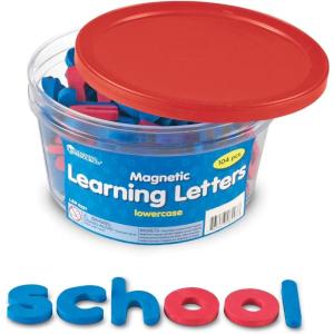 image:imageLearning Resources Magnetic Learning Letters  104 pcs Ages 3Lowercase Stick to FridgeBack to School SuppliesTeacher Supplies