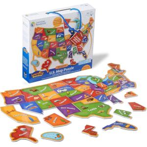 image:imageLearning Resources Magnetic US Map Puzzle  Educational Map of the United States of America Geography Matching Games Kids Homeschool and Classroom Must Haves Gifts for Boys and Girls