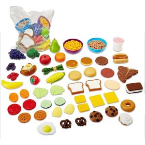 image:imageLearning Resources New Sprouts Complete Play Food Set  50 Pieces Ages 2 Toddler Kitchen Kids Fruit and Vegetable Toys Gifts for Boys and Girls