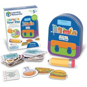 image:imageLearning Resources Unpack Your Day Conversation Kit  32 Pieces Ages 5 SEL Toys Classroom Must Haves Teacher Supplies Gifts For Boys And Girls Speech Materials Ice Breaker