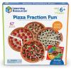 image:imageLearning Resources Pizza Fraction Fun Game 13 Fraction Pizzas 67 Piece Game Ages 6