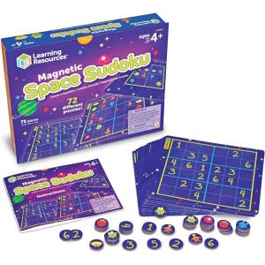 image:imageLearning Resources Magnetic Space Sudoku  72 Pieces Ages 4 Space Games for Kids Sudoku for Kids