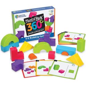 image:imageLearning Resources Mental Blox 360 Degree 3D Building Game  55 Pieces Ages 5 Educational Board Games Mental Puzzles for Kids Brain Teaser Games