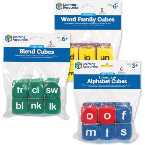 image:imageLearning Resources Phonics Cubes Class Set  Alphabet and Words Letter Recognition ABC Classroom Must Haves Teacher Supplies Speech Materials Back to School Small Group Students Activities