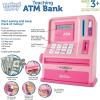 image:imageLearning Resources Pretend amp Play Teaching ATM Bank Pink  Play Money for Kids Childrens Banks Electronic ATM Piggy Bank Money Management for Kids Coin Machine Toys