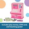 image:imageLearning Resources Pretend amp Play Teaching ATM Bank Pink  Play Money for Kids Childrens Banks Electronic ATM Piggy Bank Money Management for Kids Coin Machine Toys