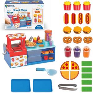 image:imageLearning Resources Mini Snack Shop Sorting Set Play Food Shop Role Play Store Kids Kitchen Playset Accessories Cooking Games Fine Motor Skills Toddler Toys Girl And Boy Birthday Gift