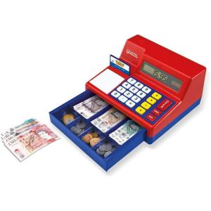 image:imageLearning Resources Pretend amp Play Calculator Cash Register with Canadian Currency Classic Counting Toy Kids Cash Register 73 Pieces Ages 3