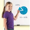 image:imageLearning Resources DoubleSided Magnetic Fraction Circles Sticks to Whiteboard and Chalkboard Teacher Math Classroom accessories Ages 6