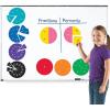 image:imageLearning Resources DoubleSided Magnetic Fraction Circles Sticks to Whiteboard and Chalkboard Teacher Math Classroom accessories Ages 6