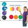 image:imageLearning Resources DoubleSided Magnetic Fraction Circles Sticks to Whiteboard and Chalkboard Teacher Math Classroom accessories Ages 6