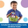 image:imageLearning Resources New Sprouts Healthy Foods Basket Bundle  37 Pieces Ages 18 months Pretend Toddler Food Healthy Play Food for Kids Toddler Learning Toys