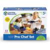 image:imageLearning Resources Pretend amp Play Pro Chef Set Kitchen Toys for Kids Pretend Kitchen Pots and Pans for Kids 13 Pieces Ages 3