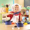 image:imageLearning Resources Pretend amp Play Pro Chef Set Kitchen Toys for Kids Pretend Kitchen Pots and Pans for Kids 13 Pieces Ages 3