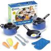 image:imageLearning Resources Pretend amp Play Pro Chef Set Kitchen Toys for Kids Pretend Kitchen Pots and Pans for Kids 13 Pieces Ages 3