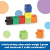 image:imageLearning Resources Interlocking Gram Unit Cubes  1000 Pieces Ages 6 Math Classroom Teaching Aids625 inch x 625 inch x 525 inch Pack of 12