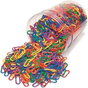 image:imageLearning Resource Rainbow Link n Learn Links  Bucket of 1000 Pieces Ages 4 Grades PreK Preschool Supplies for Classroom and Homeschool Early Counting amp Sorting Skills