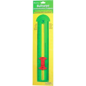 image:imageLearning Resources Bullseye Demonstration Compass DualScale Ruler Classroom Whiteboard Accessories Teacher Aids Grades 1