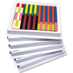 image:imageLearning Resources Cuisenaire Rods MultiPack Plastic Rods 6 Sets of 74