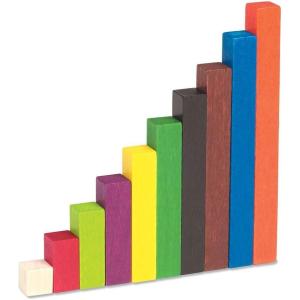 image:imageLearning Resources Cuisenaire Rods Small Group Set 155 Piece Plastic SetWood